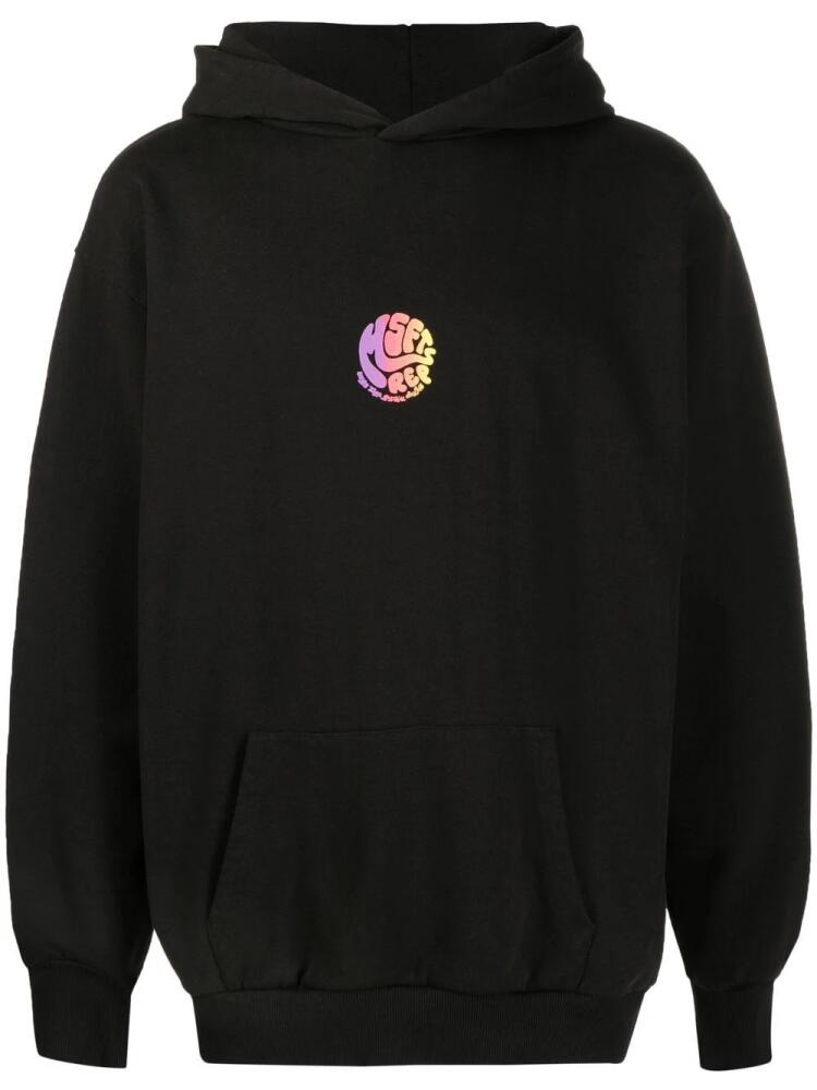 MSFTSrep logo-print cotton hoodie - Black Cover