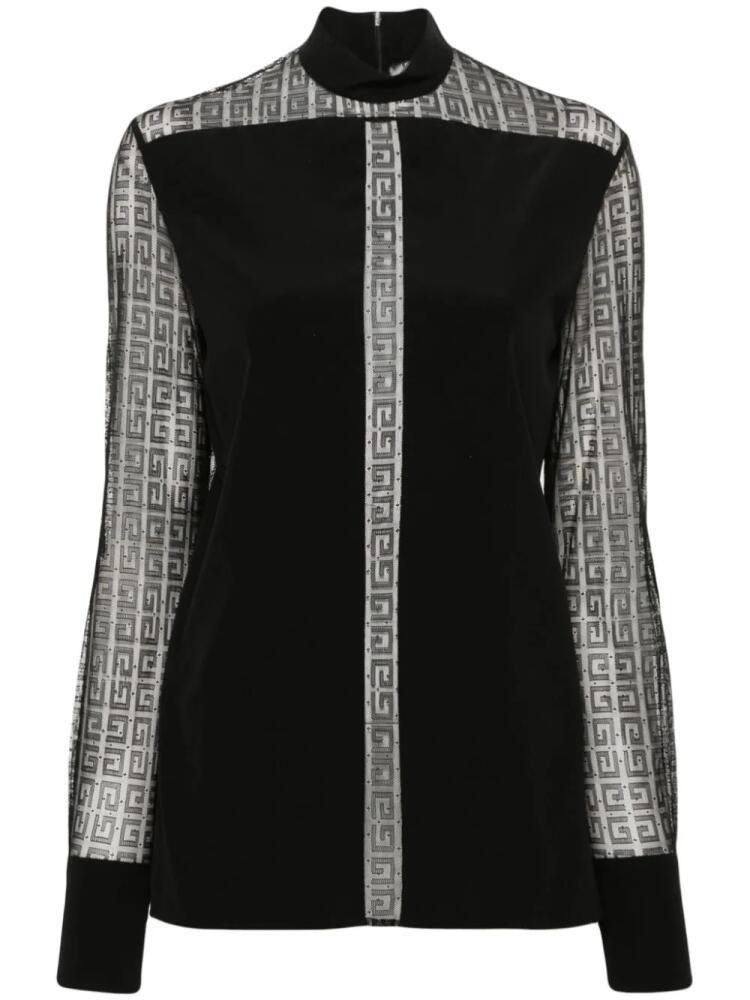 Givenchy 4G-pattern silk blouse - Black Cover