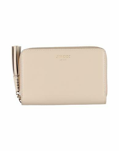 Jimmy Choo Woman Wallet Cream Lambskin Cover