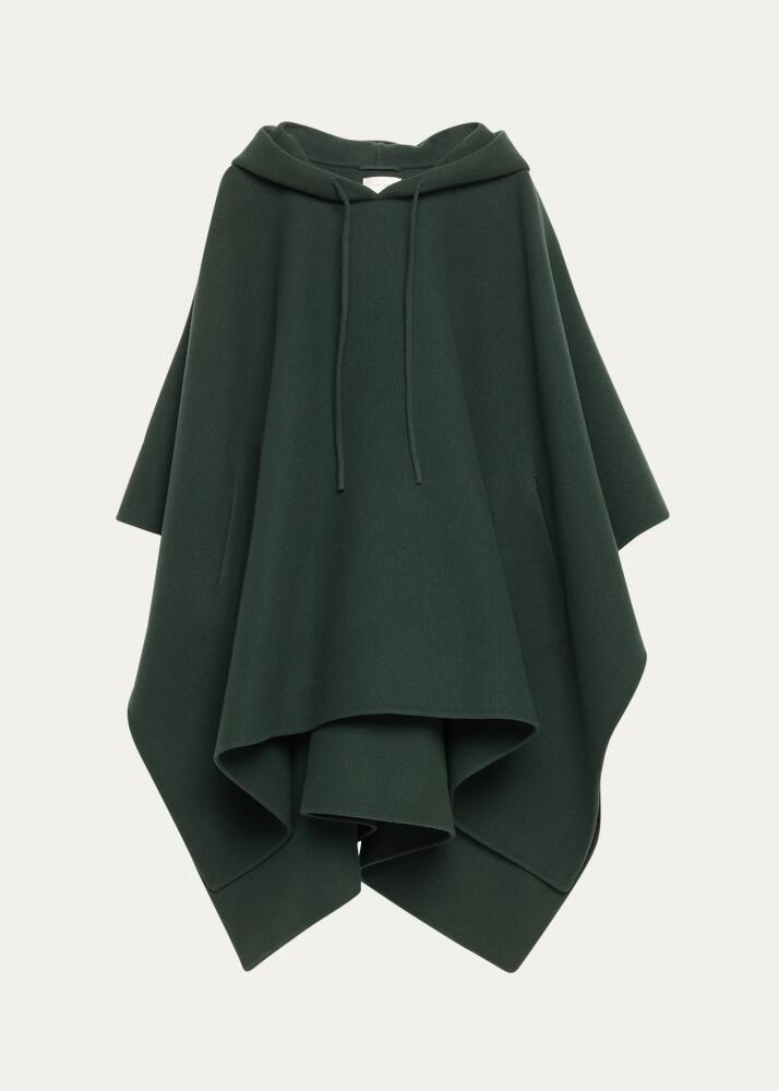 THE ROW Rianette Hooded Cashmere Cape Coat Cover