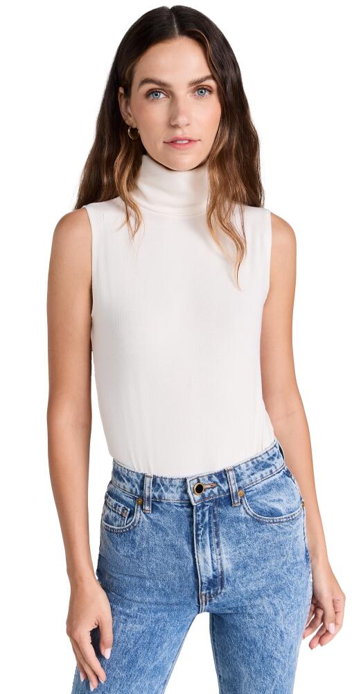 L'AGENCE Ceci Sleeveless Turtleneck Off White Cover