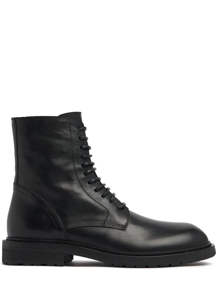 ANN DEMEULEMEESTER Danny Leather Ankle Boots Cover