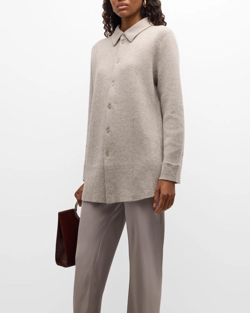 TSE Cashmere Cashmere Button-Down Knit Shirt Cover