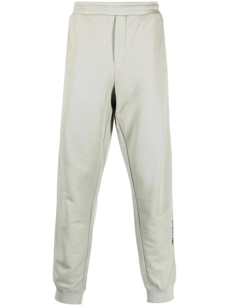 Helmut Lang logo-print track pants - Green Cover