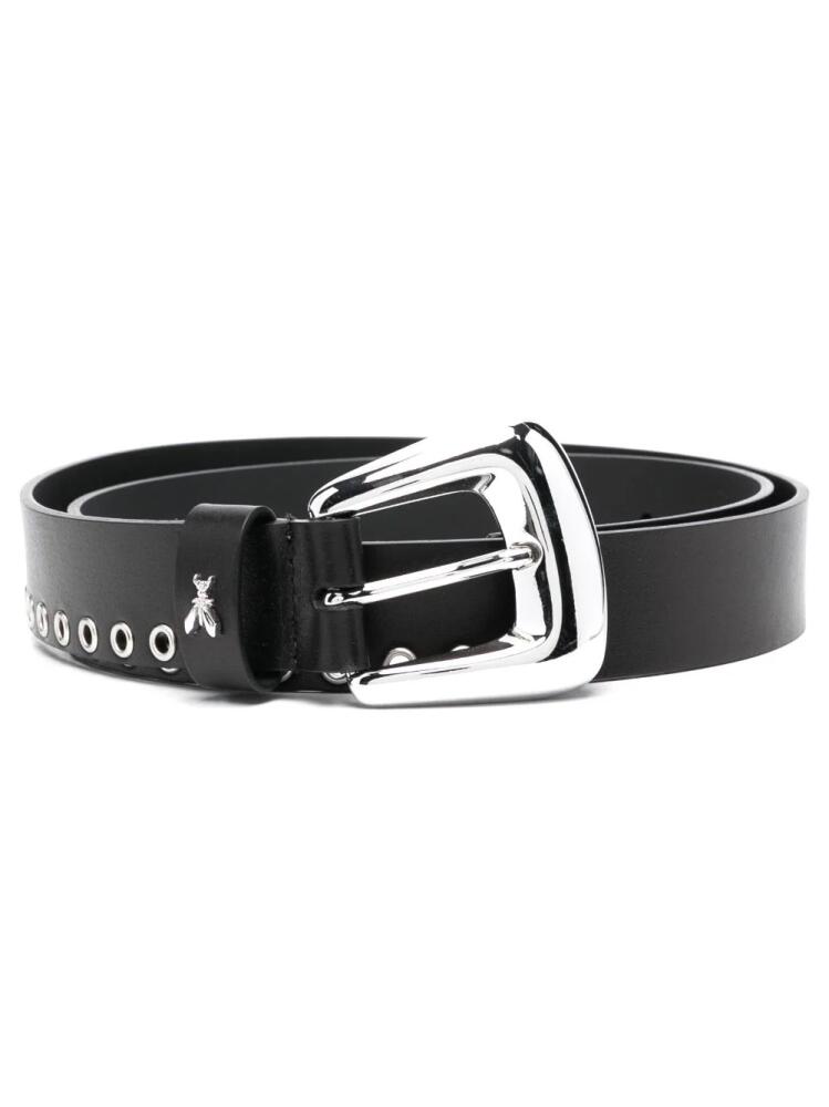 Patrizia Pepe buckle leather belt - Black Cover