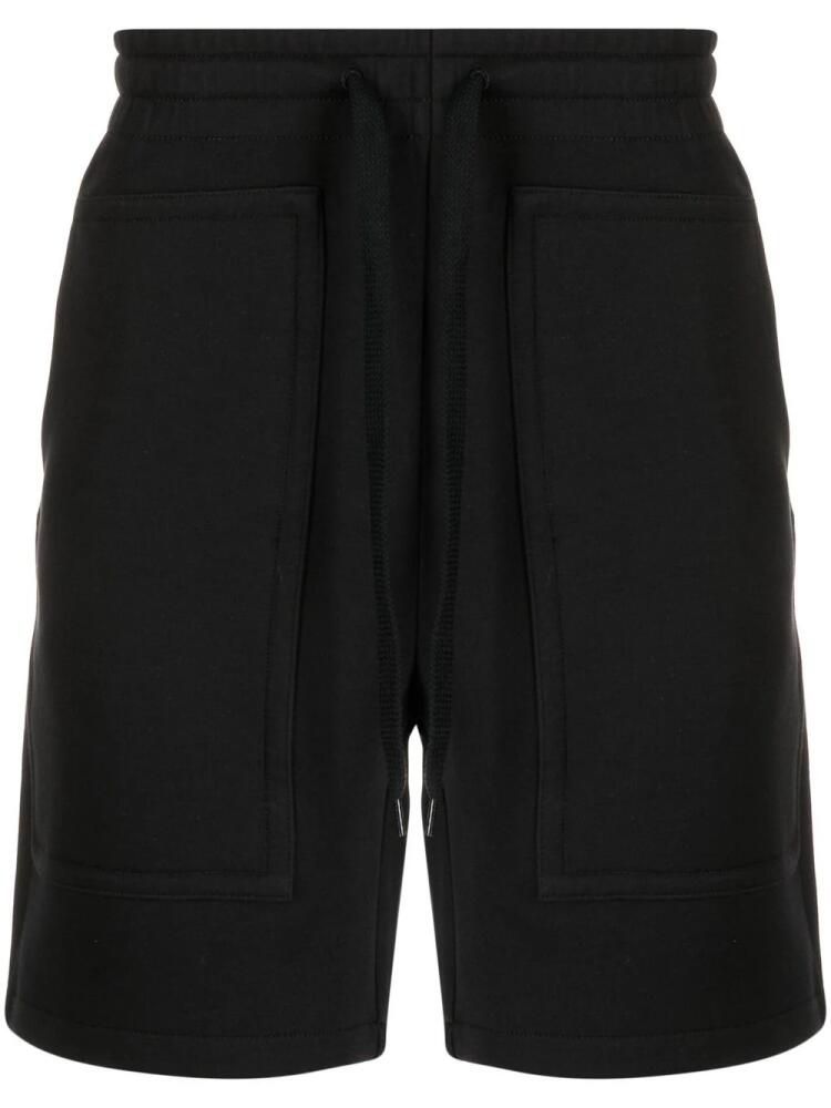 Mackage logo-patch track shorts - Black Cover