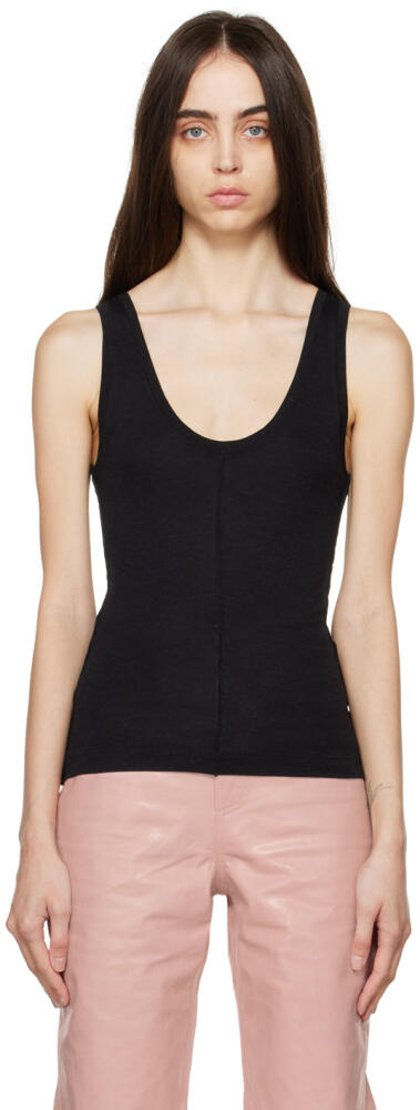 REMAIN Birger Christensen Black Maybel Tank Top Cover