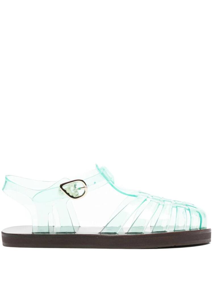 Ancient Greek Sandals Homeria Jelly flat sandals - Green Cover