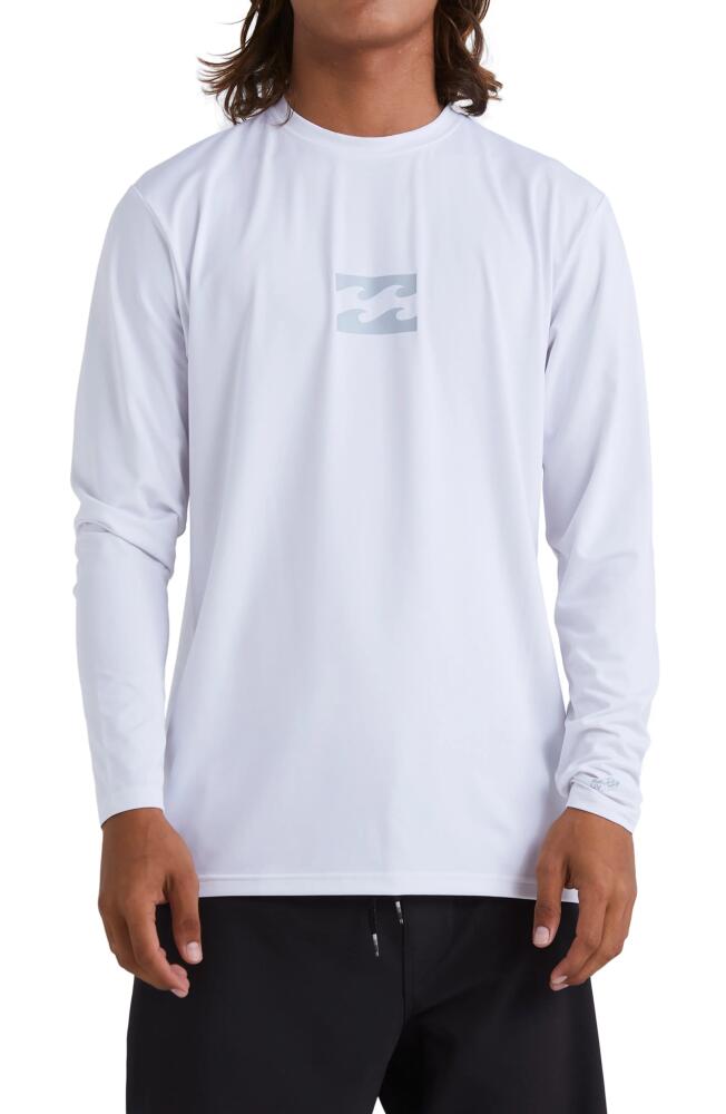 Billabong All Day Wave Long Sleeve T-Shirt in White Cover