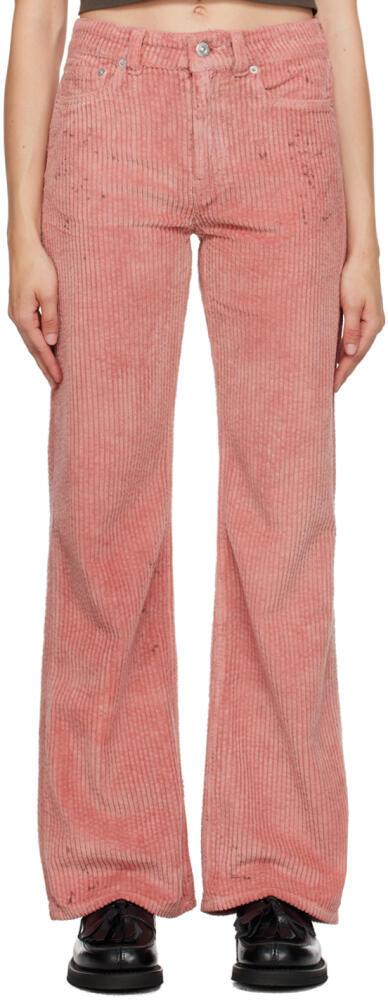 OUR LEGACY Pink Boot Cut Trousers Cover