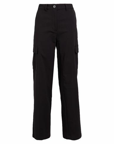 Theory Woman Pants Black Cotton, Nylon, Elastane Cover