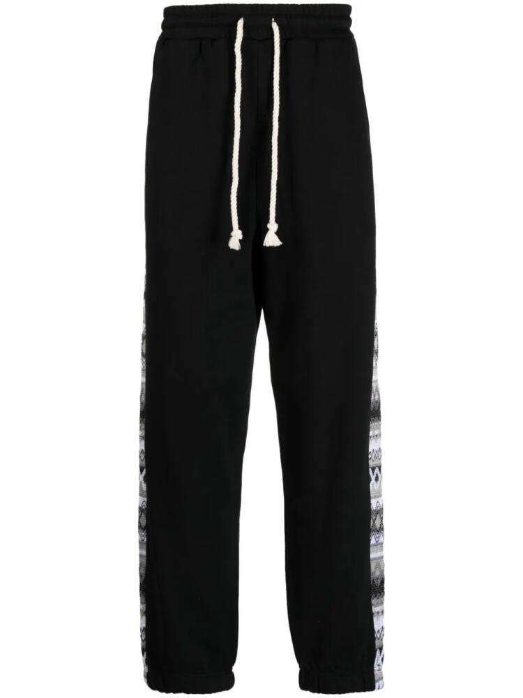 FIVE CM embroidered-design track trousers - Black Cover