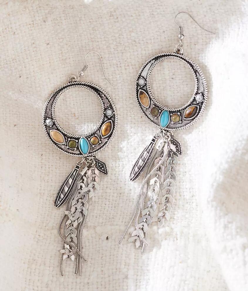 Sterling & Stitch Fringe Earring Cover