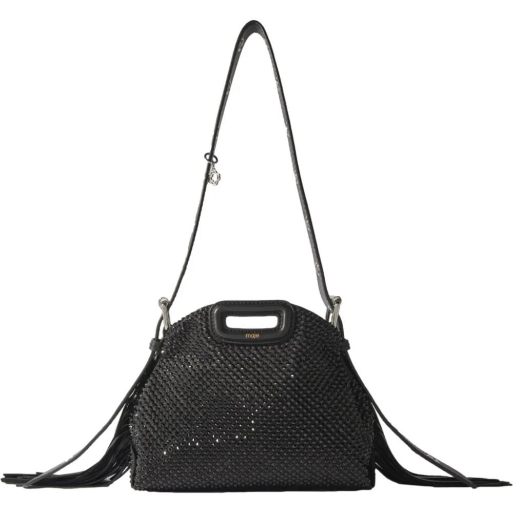 maje Miss M Nano rhinestone bag in Black Cover