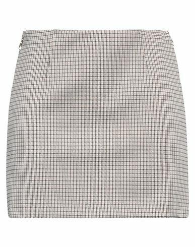 Patrizia Pepe Woman Mini skirt Beige Viscose, Polyester, Elastane Cover