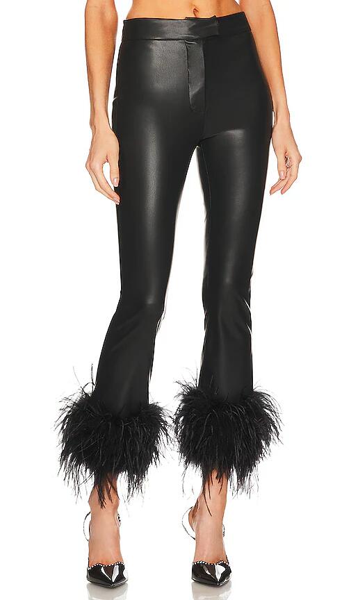 LAMARQUE Pagetta Faux Leather Pant in Black Cover