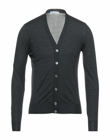 Filippo De Laurentiis Man Cardigan Steel grey Merino Wool Cover