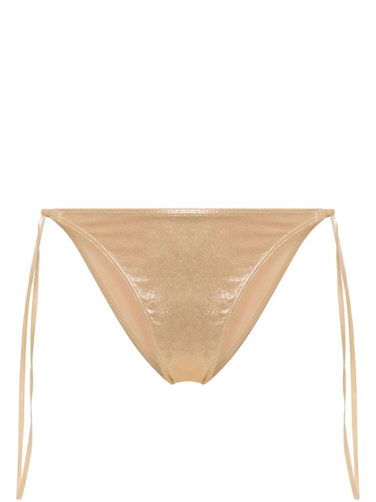 Cult Gaia Vallie metallic bikini bottoms - Gold Cover