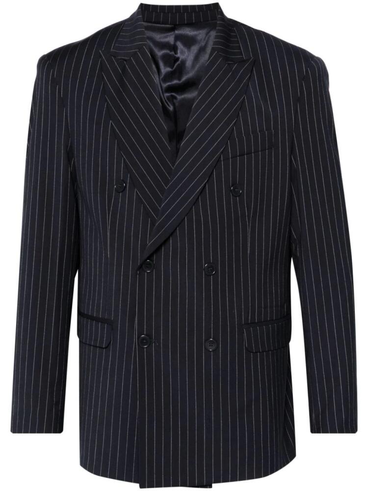 Family First pinstriped blazer - Blue Cover