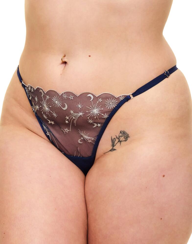 Adore Me Cassiopeia G-String Panties in Dark Blue Cover