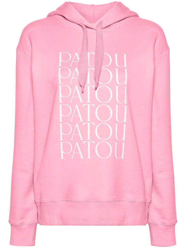 Patou Patou Patou organic-cotton hoodie - Pink Cover