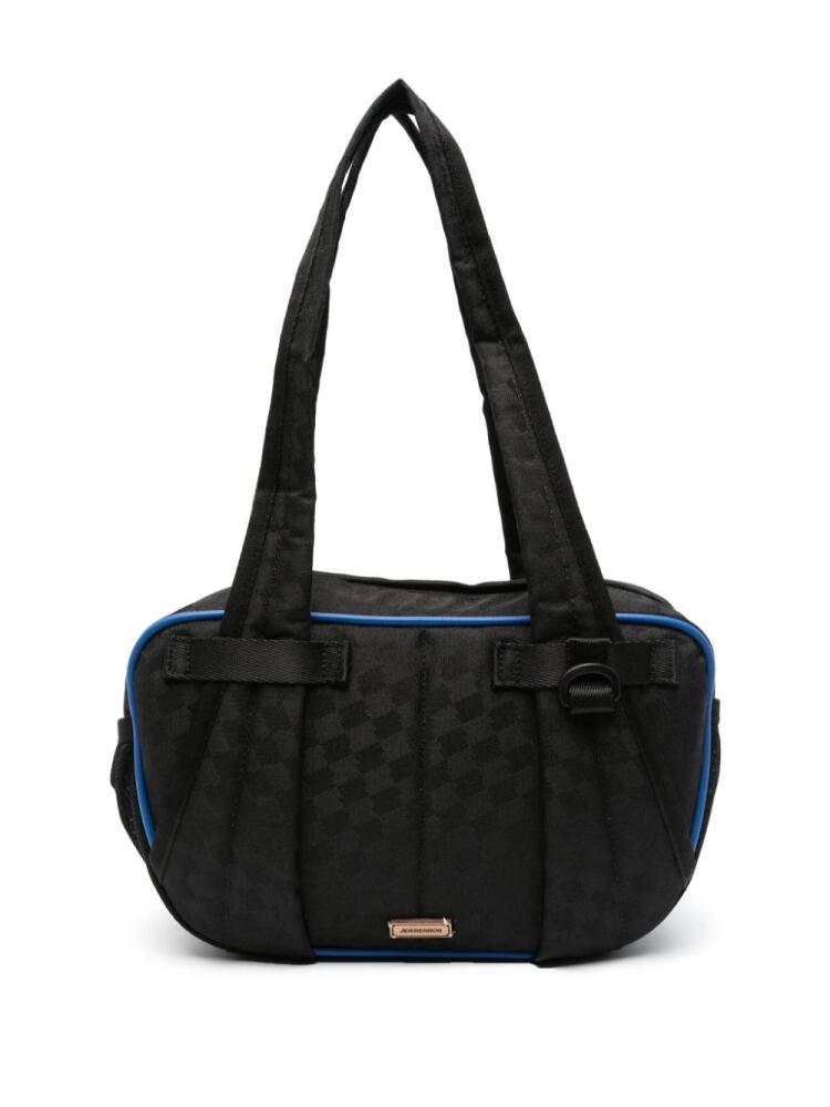 Ader Error Rei checked tote bag - Black Cover