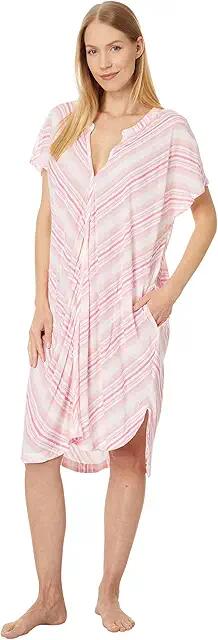 Tommy Bahama Stripe Haftan (Pink Stripe) Women's Pajama Cover