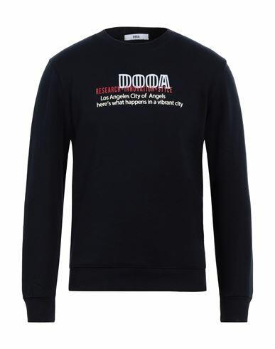 Dooa Man Sweatshirt Midnight blue Cotton, Polyester Cover