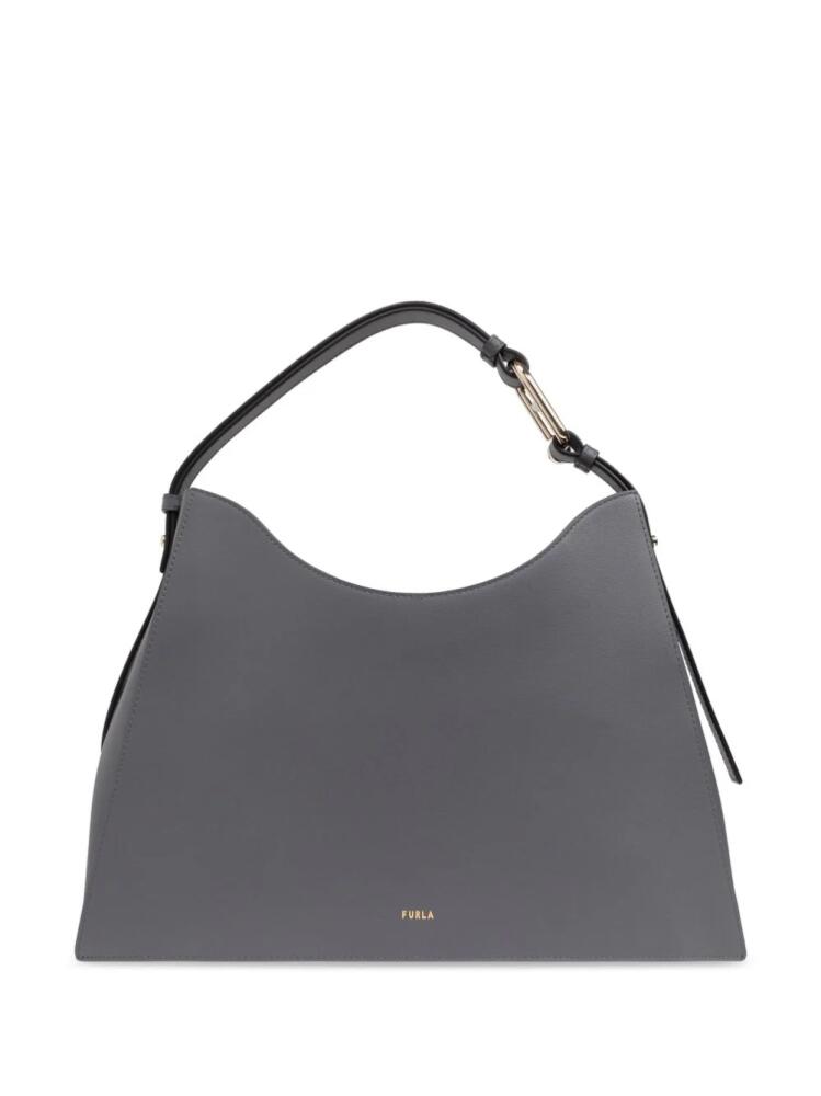 Furla Arch-motif leather shoulder bag - Grey Cover