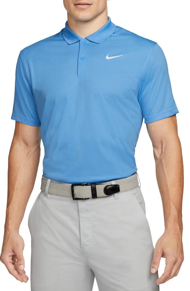 Nike Golf Nike Dri-FIT Victory Golf Polo in University Blue/White Cover