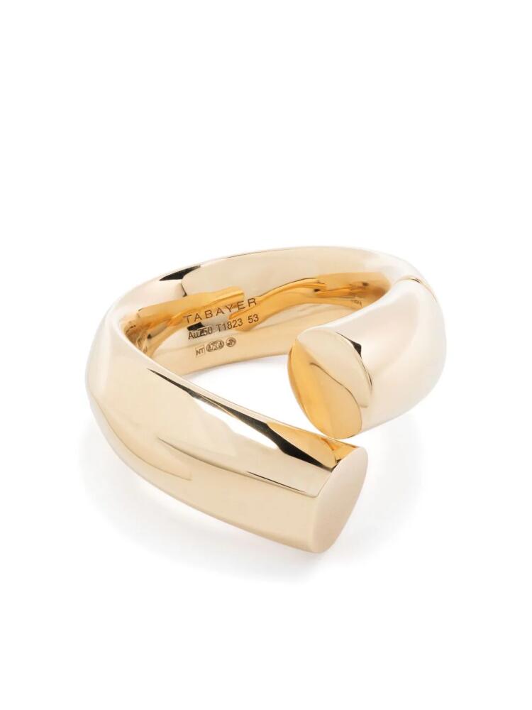 Tabayer 18kt yellow gold Oera large wrap ring Cover