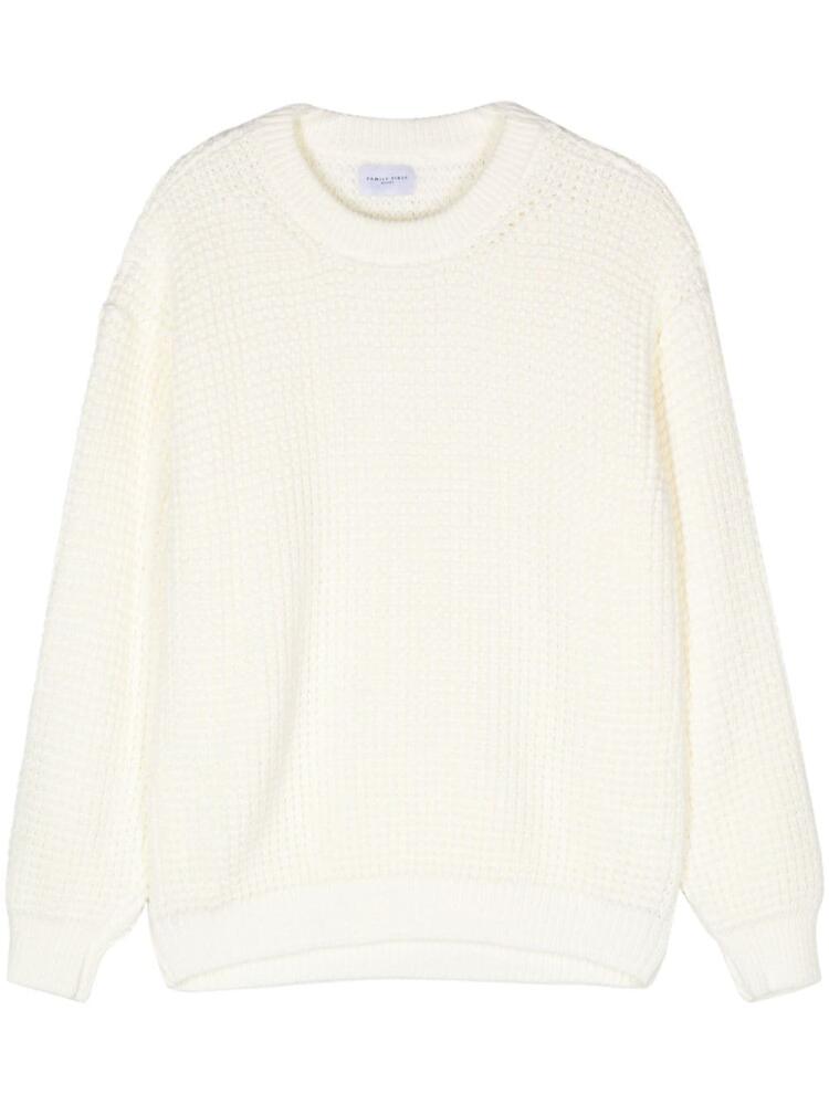 Family First crew-neck sweater - White Cover