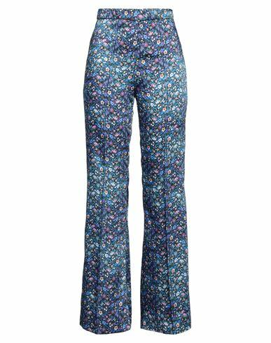 Sandro Woman Pants Blue Polyester Cover