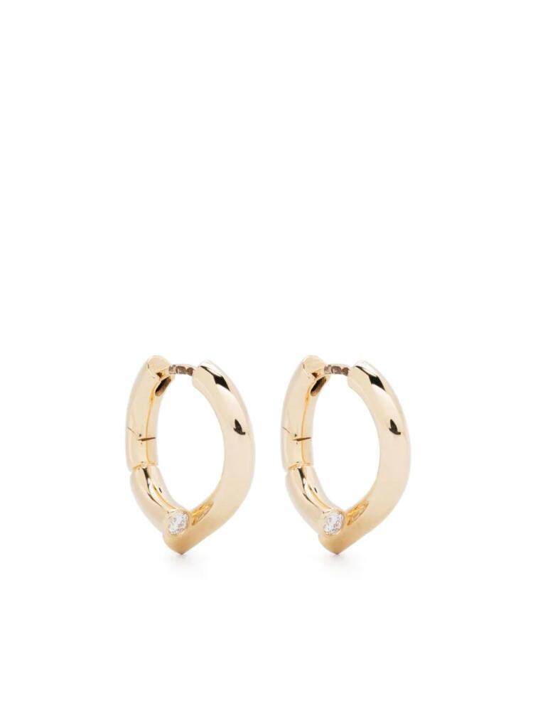 Tabayer 18kt yellow gold Oera diamond hoop earrings Cover