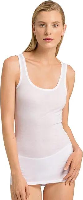 Hanro Ultralight Tank (White) Women's Clothing Cover