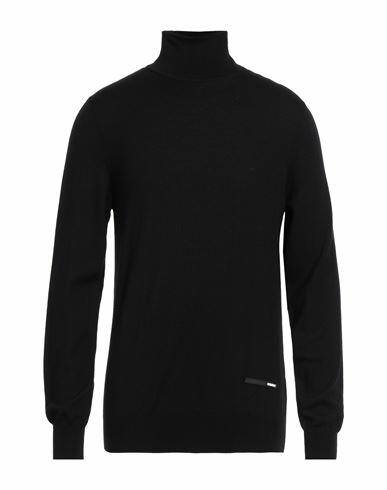 Oamc Man Turtleneck Black Merino Wool Cover