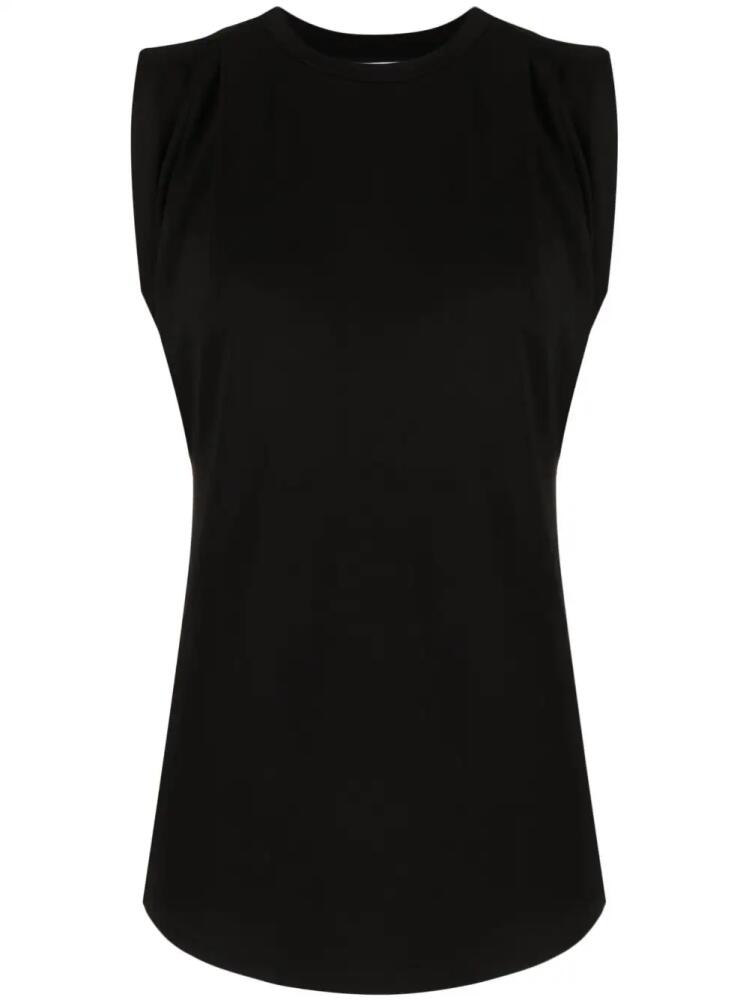 Michael Michael Kors pleat-detailing tank top - Black Cover