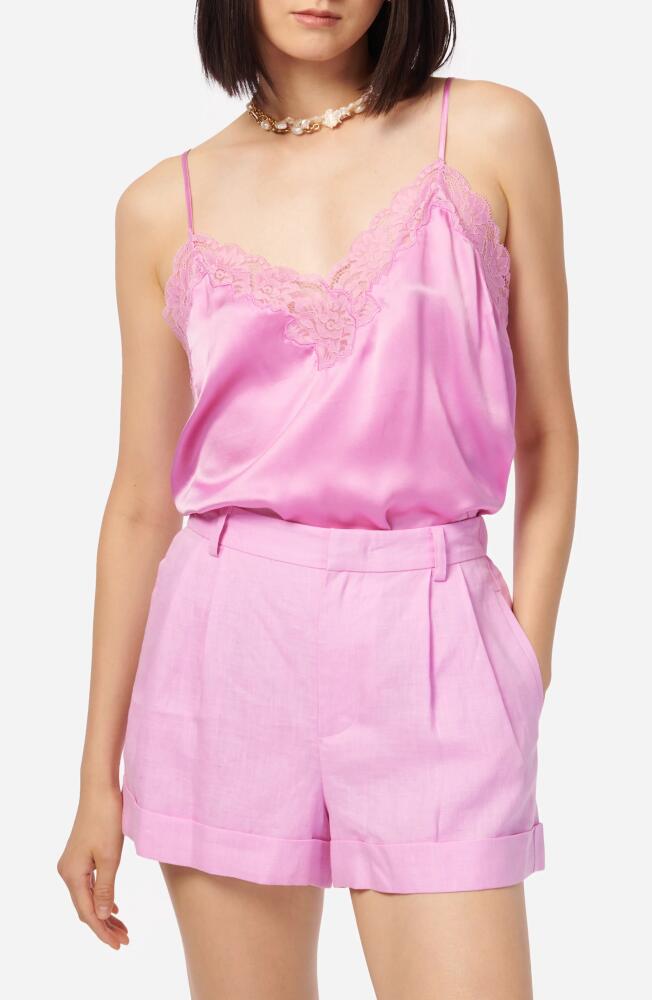 CAMI NYC Rivera Lace Trim Camisole in Fondant Cover