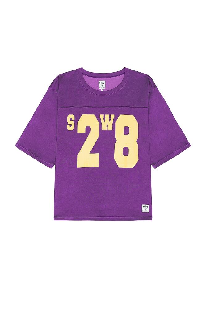 South2 West8 Hockey Tee Rc Jersey in Purple Cover