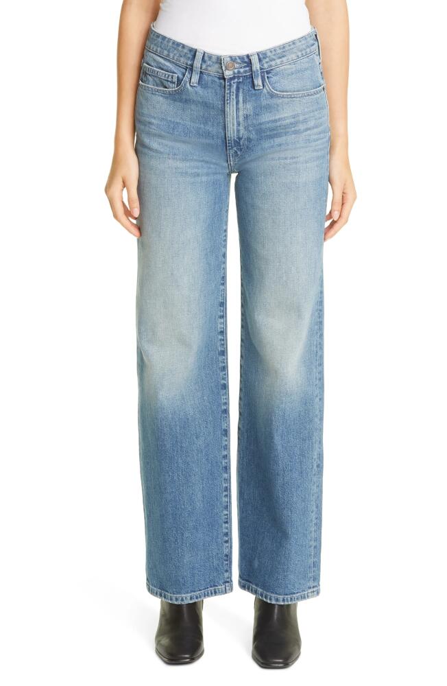 Lafayette 148 New York High Waist Wide Leg Jeans in Faded Skyline Cover