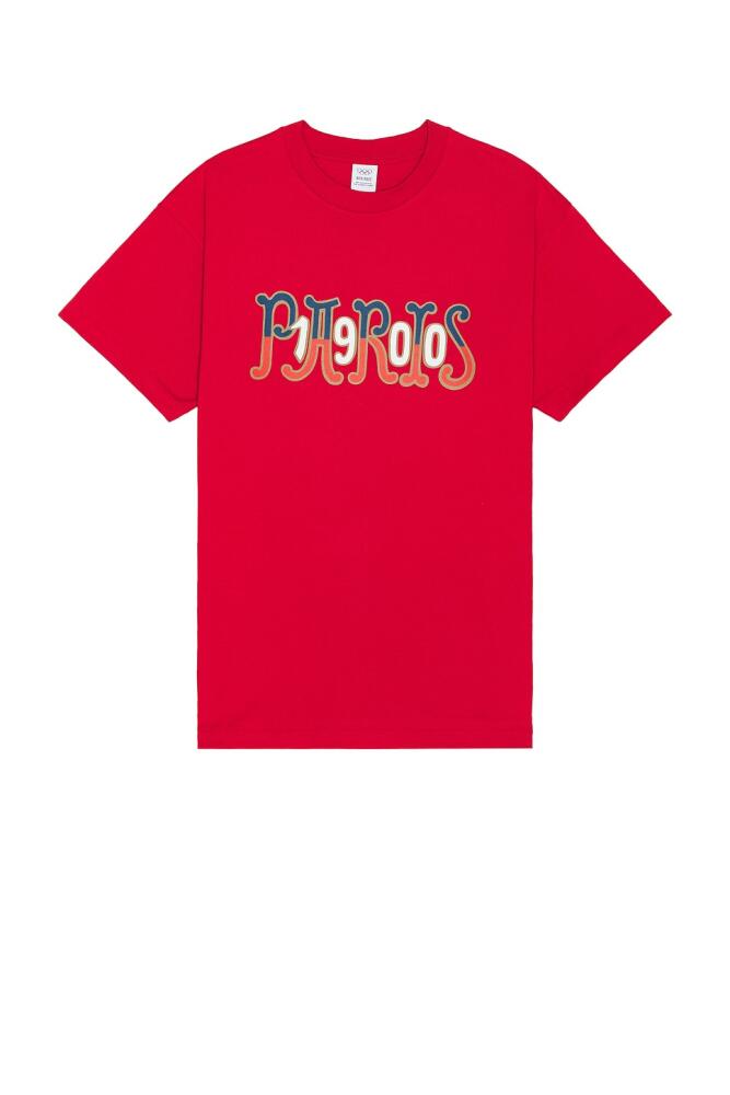 JOHN ELLIOTT x Olympics Paris University Tee in Red Cover