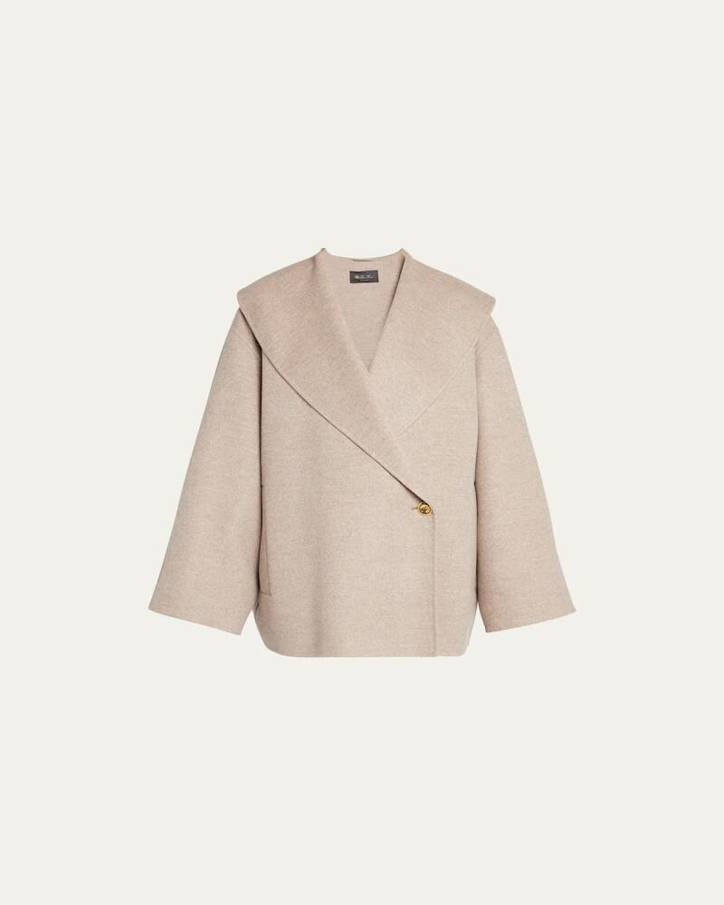 Loro Piana Oversize Cashmere Top Coat Cover