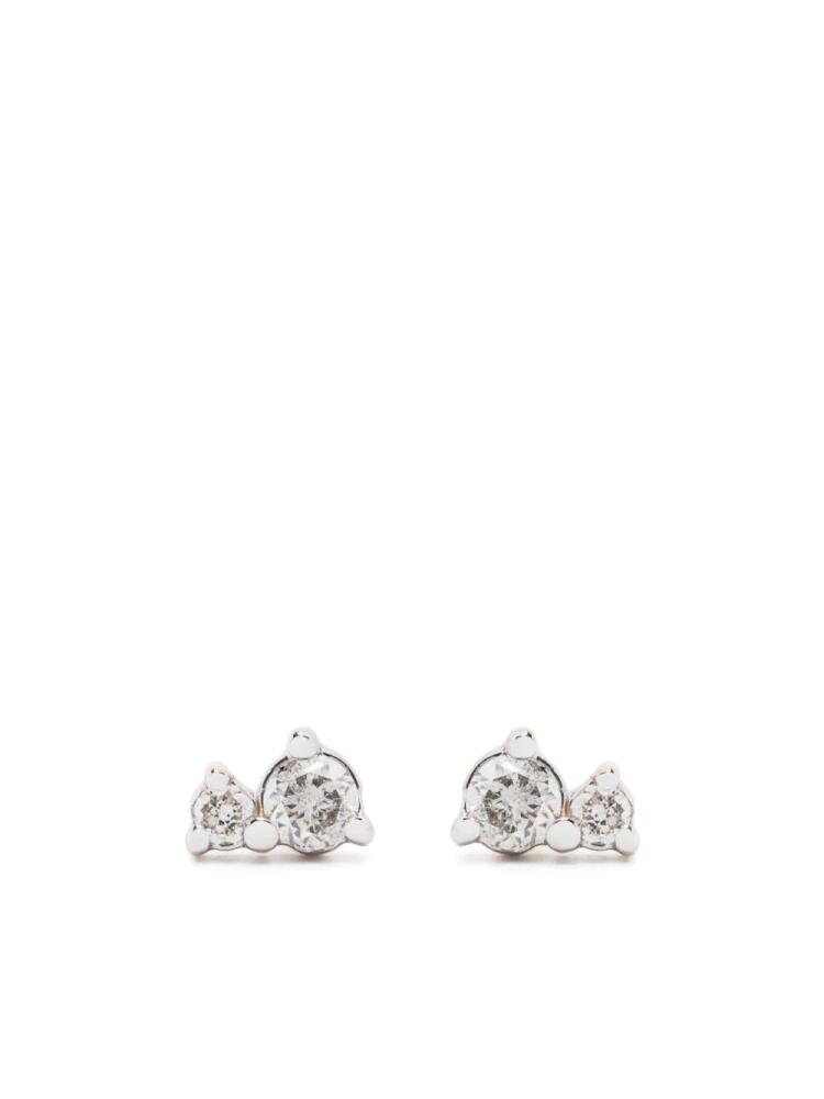 Adina Reyter 14kt yellow gold diamond amigos post-stud earrings Cover