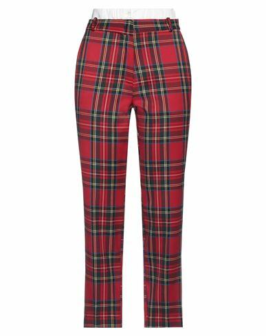 Imperial Woman Pants Red Polyester, Elastane Cover