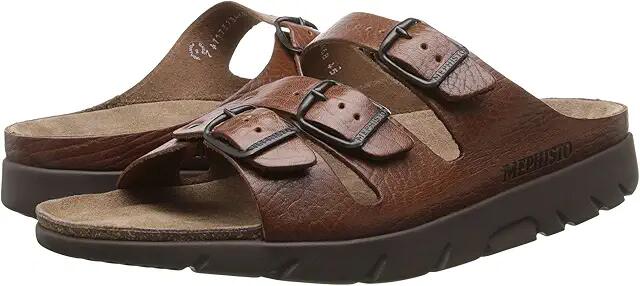 Mephisto Zach (Tan Full Grain Leather) Men's Sandals Cover