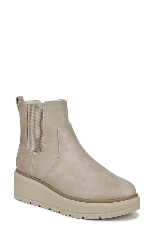 Dr. Scholl's Nice Max Platform Chelsea Boot in Oyster Cover