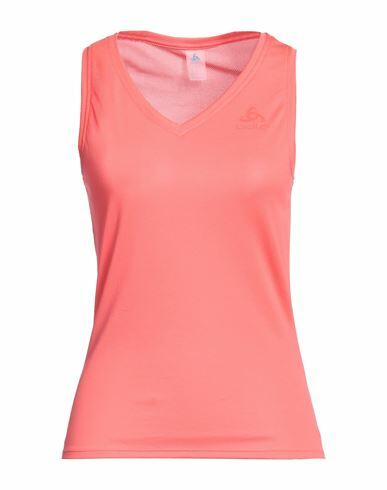 Odlo Woman Tank top Salmon pink Recycled polyester, Polypropylene Cover