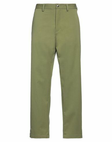 Ranra Man Pants Military green Cotton, Polyamide Cover