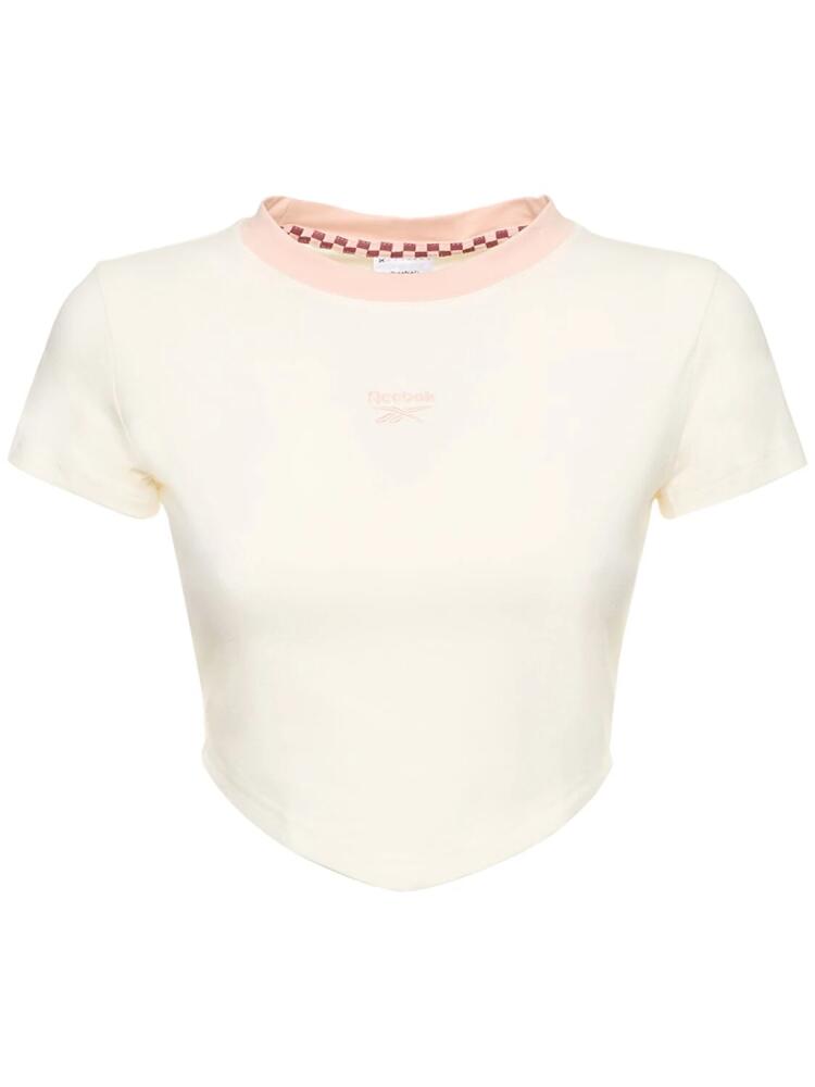 REEBOK CLASSICS Classic Stretch Cotton Cropped T-shirt Cover