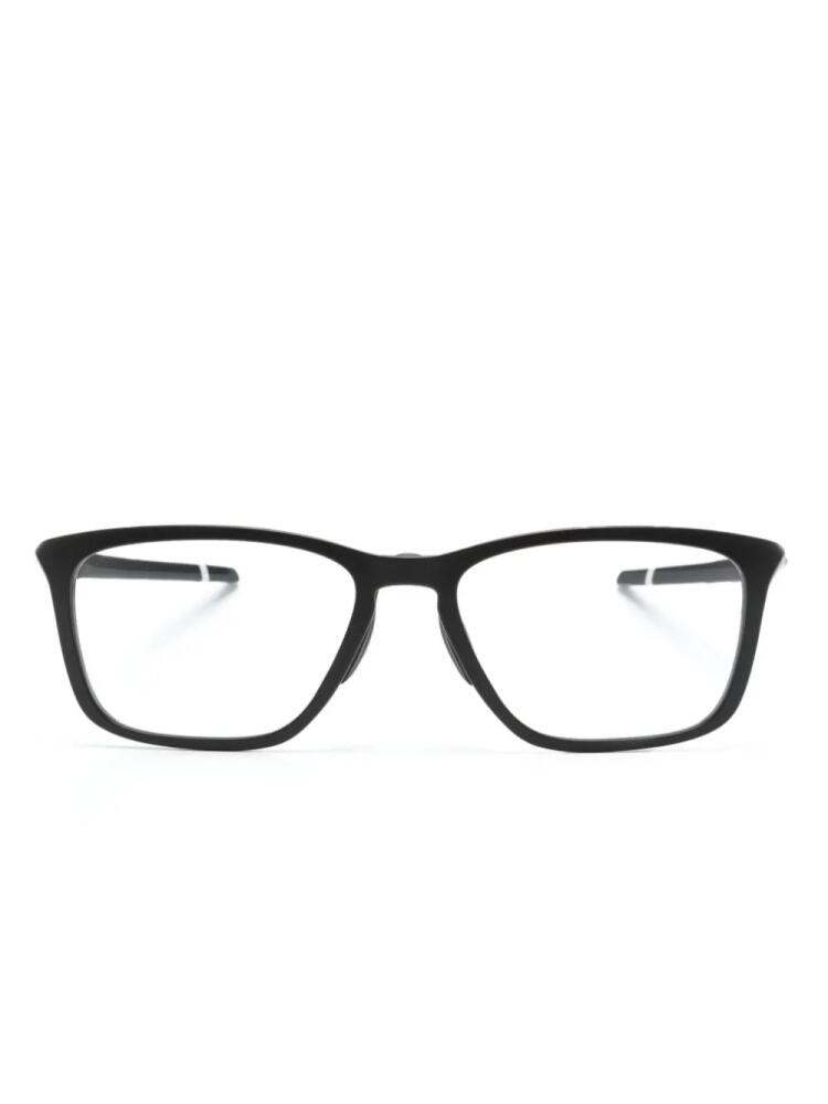 Oakley rectangle-frame glasses - Black Cover